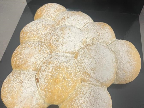 Afbak breekbrood kerstboom