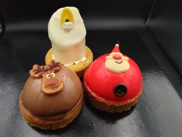 Kerst gebakjes per 3