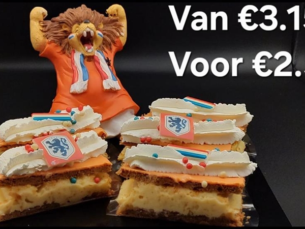 Actie oranje tompouce